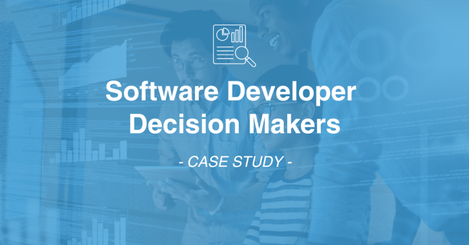 Software Developer Decision Makers | InnovateMR