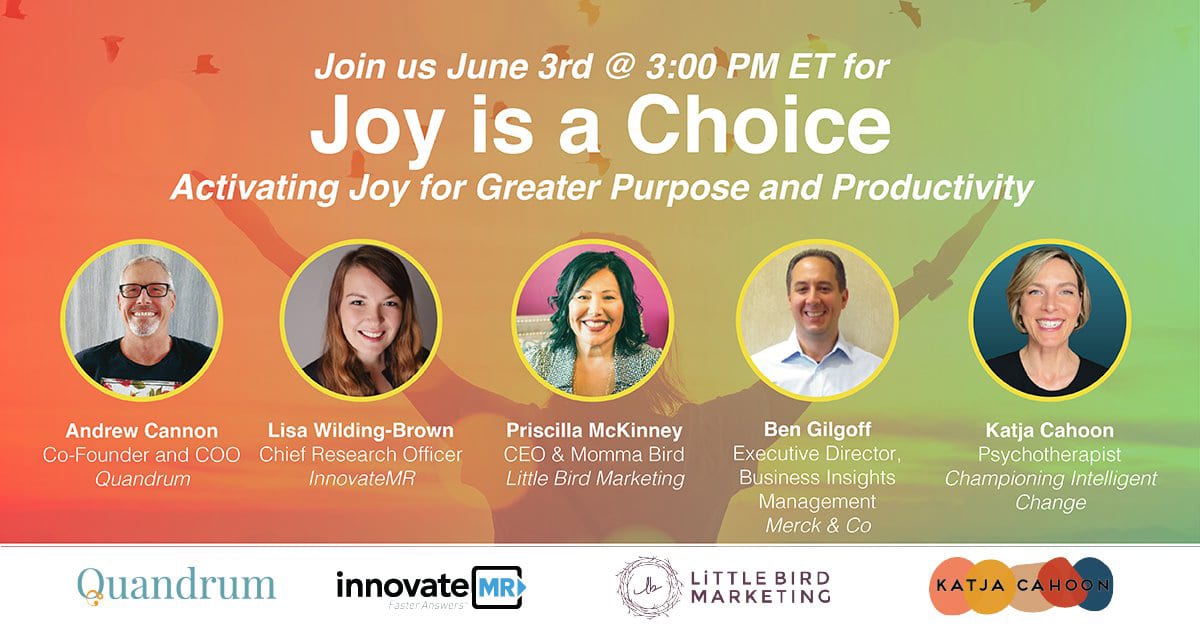 Joy is a Choice - Live Webinar Recording.