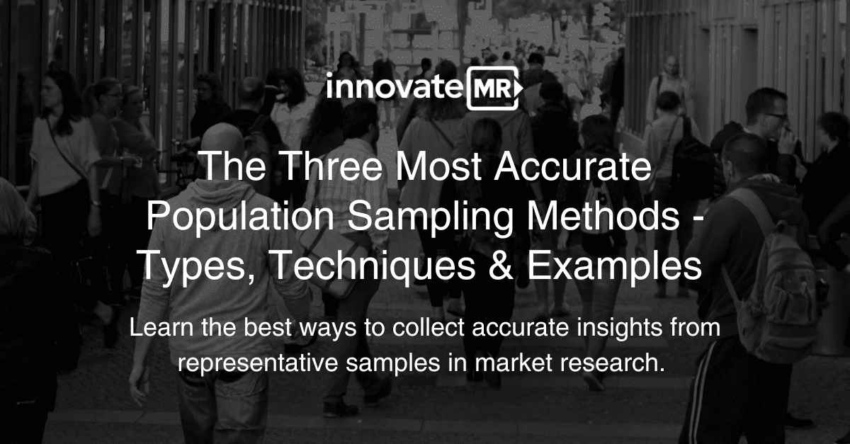 Explore the importance of population sampling in market research and discover three accurate methods, including simple random sampling, stratified sampling, and systematic sampling, to derive insights from representative samples.